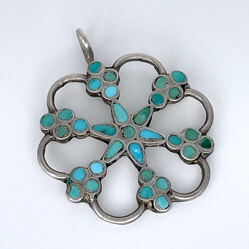 1950's Dishta Family Snowflake pendant #1060