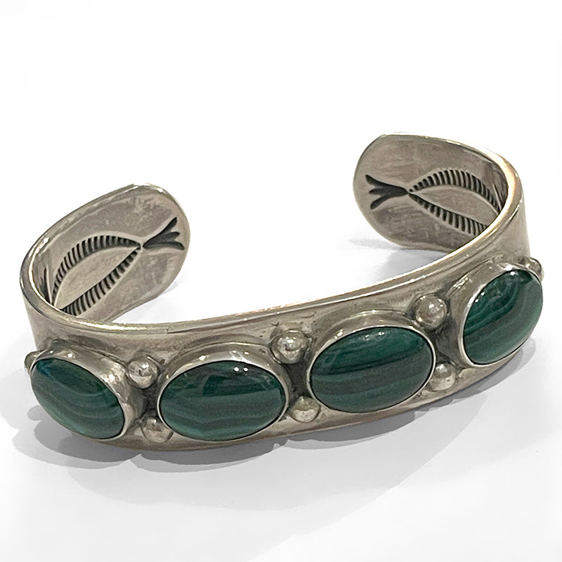Malachite Cuff by Wilson Begay #1156
