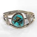 Turquoise and Sterling Cuff #1223