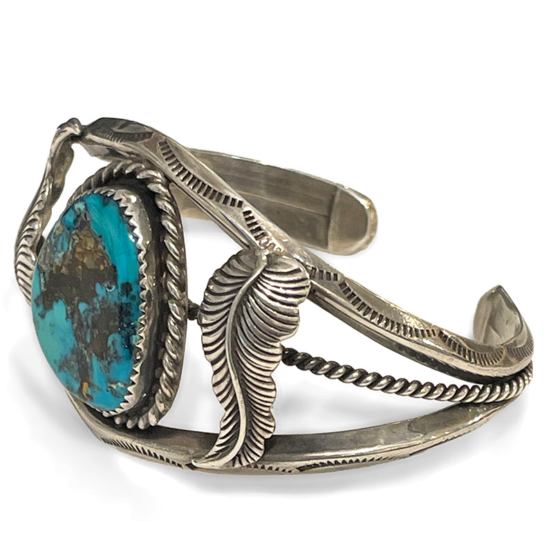Turquoise and Sterling Cuff #1223