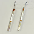 Mother of Pearl Inlay Earrings by Veronica Benally #1300