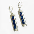Lapis Inlay Earrings by Veronica Benally #1318