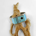 Turquoise Inlay Ring by Veronica Benally #1324