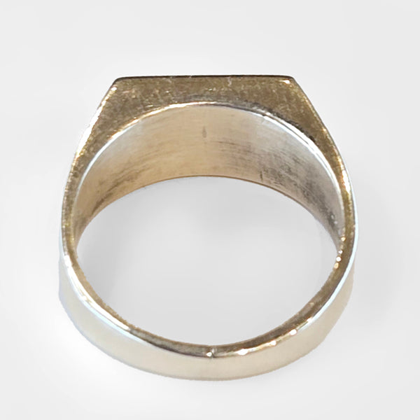 Turquoise Inlay Ring by Veronica Benally #1324