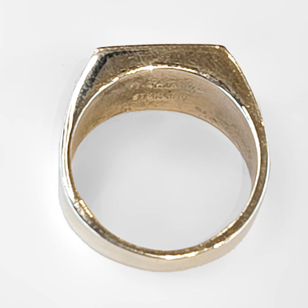 Lapis Inlay Ring by Veronica Benally #1325