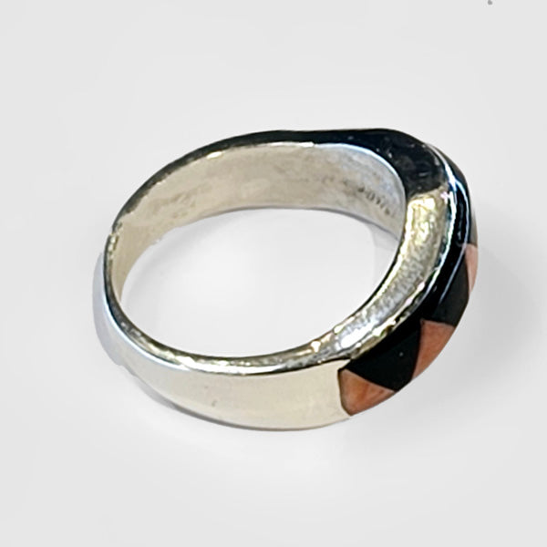 Inlay Ring by Veronica Benally #1326
