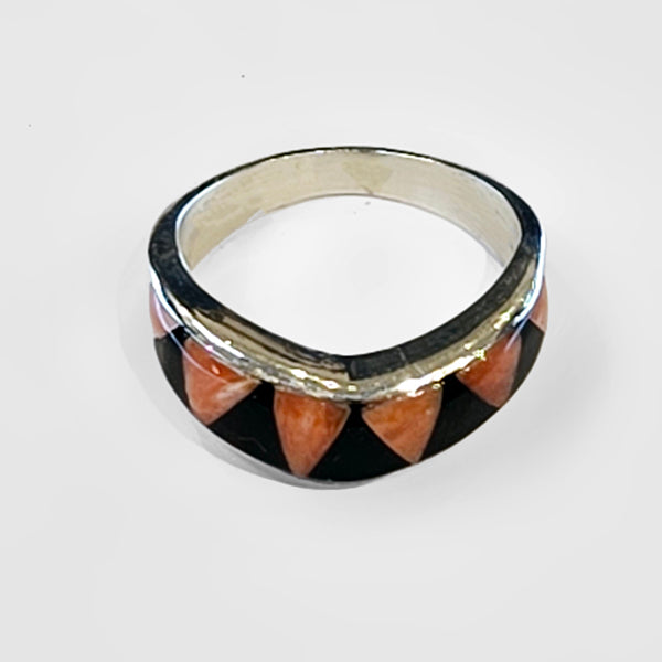 Inlay Ring by Veronica Benally #1326