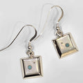Mother of Pearl Inlay Earrings by Veronica Benally #1330