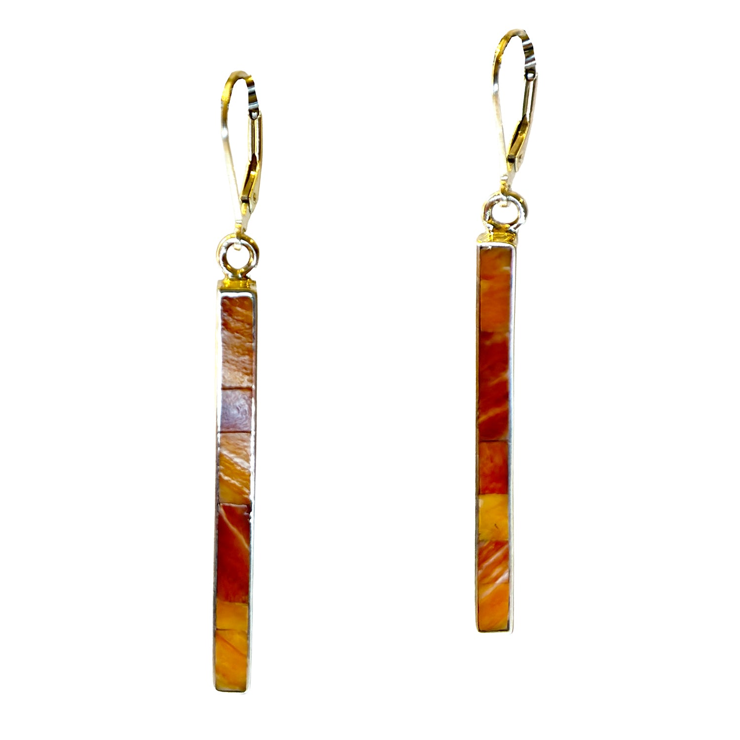 Spiny Oyster "Stick Earrings" by Veronica Benally 1467