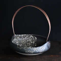Copper-handled Bowl by Eri Sugimoto #1691