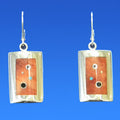 Spiny Oyster Inlay Earrings by Veronica Benally #201