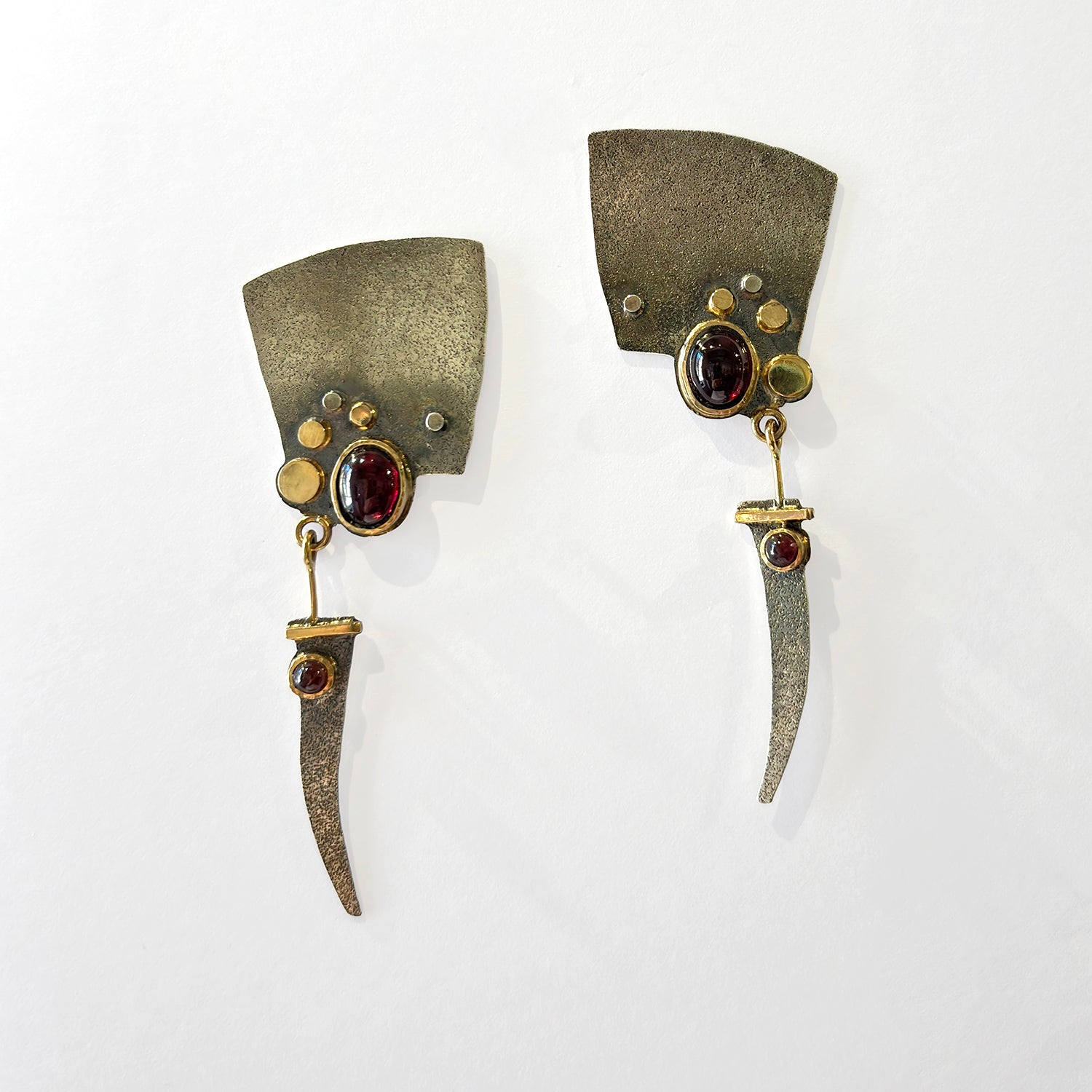 Garnet Earrings by Lee Phillips #401-1022