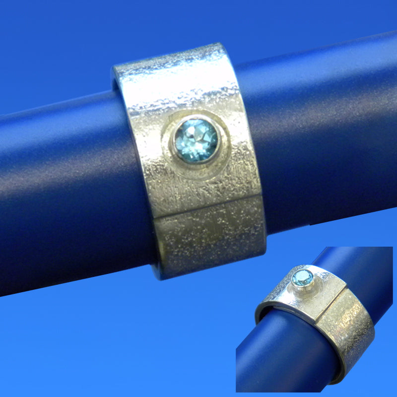 Blue Topaz Ring by Lee Phillips #456-1115D