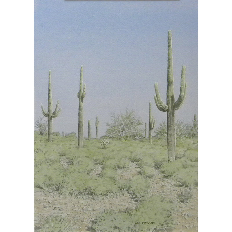 Saguaro and a Cholla by Lee Phillips #605