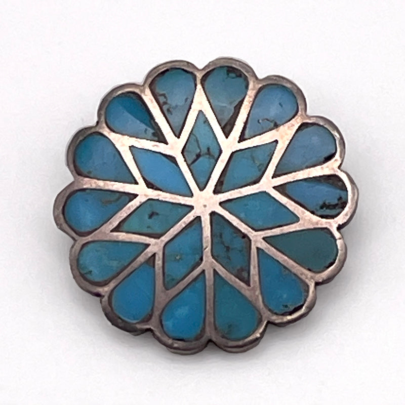 1950s Inlay Turquoise Pin/Brooch #758