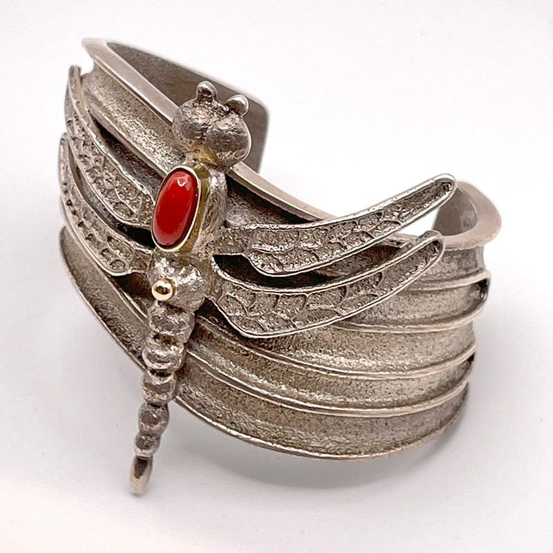 Stunning Dragonfly Cuff by Edison Cummings #761
