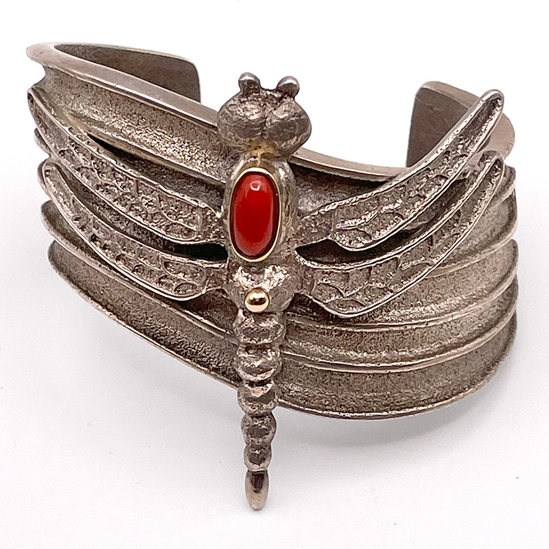 Stunning Dragonfly Cuff by Edison Cummings #761