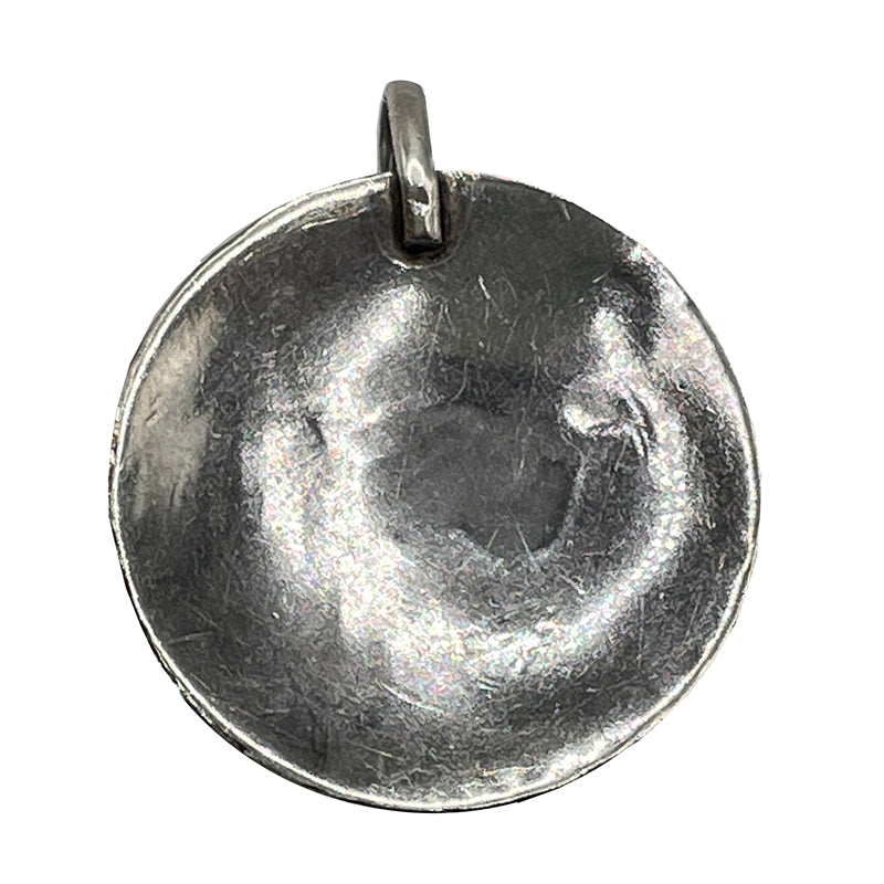 Vintage Hopi Overlay Turkey Pendant #774