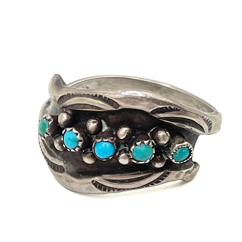 Vintage Zuni Snake-eye Ring #779