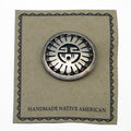 Vintage Hopi Sunface Overlay Pin #807