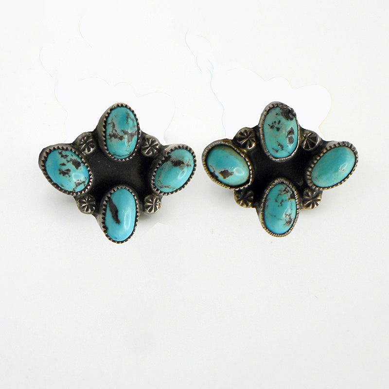 Vintage Screwback Bisbee Earrings #819