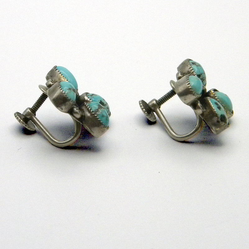 Vintage Screwback Bisbee Earrings #819