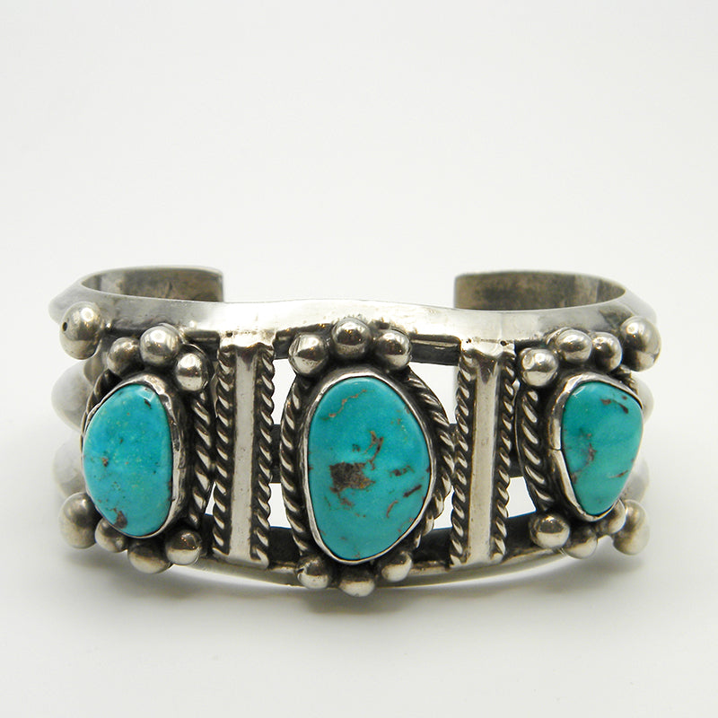 Heavyweight 3-stone Cuff by Charlie John #820