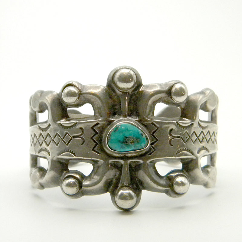 Vintage Zuni Heavy Sandcast Cuff #821