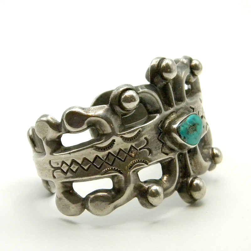 Vintage Zuni Heavy Sandcast Cuff #821