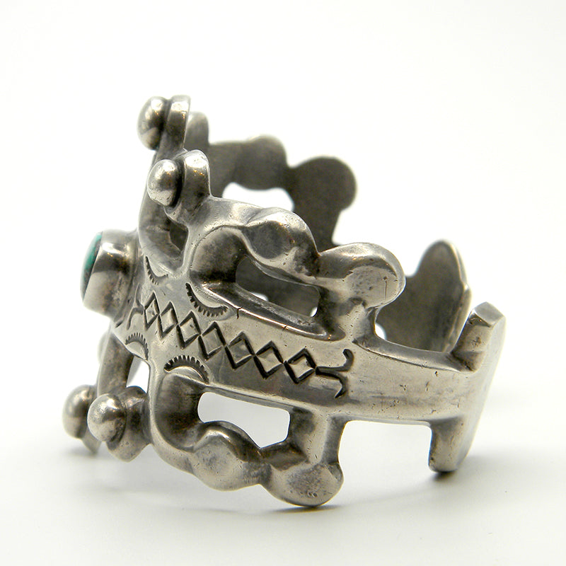 Vintage Zuni Heavy Sandcast Cuff #821