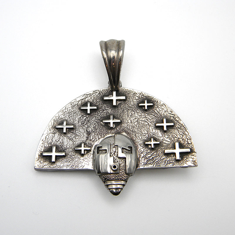 "Nurtured By Prayer" Double-sided Pendant by Joe Cajero #824