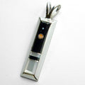 Jet and Mother of Pearl Inlay Pendant by Veronica Benally #872