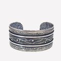 Sterling Silver Cuff by Edward Charlie #936