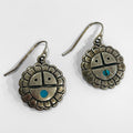 Vintage Sunface Earrings #948