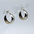 Sterling Silver Hoop Earrings #951