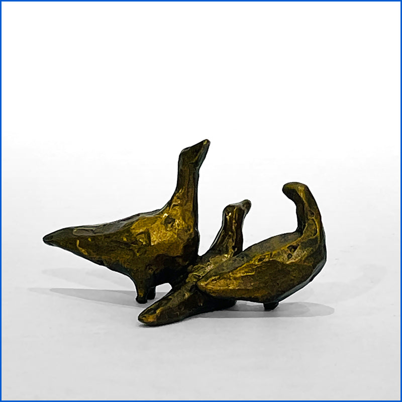 Bird Chat-Bronze by Jill Shwaiko #BC-B