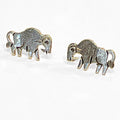 Bison Earrings by Russell Lee #1285