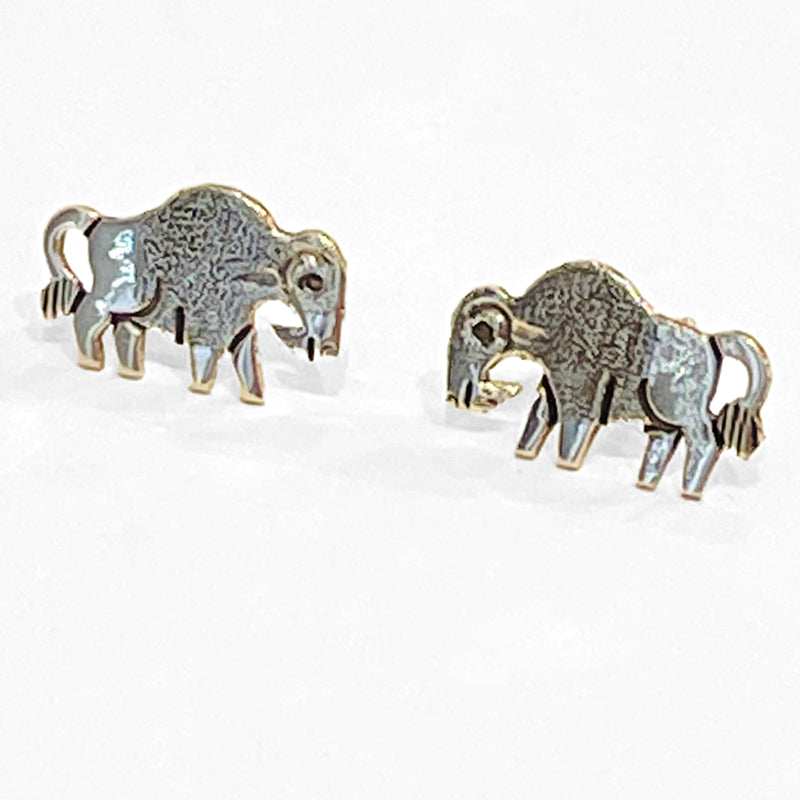 Bison Earrings by Russell Lee #1285