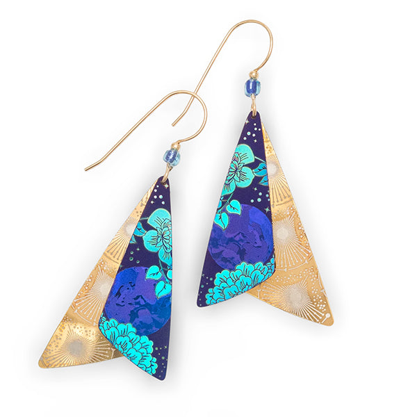 Caleen Earrings-Midnight Blue #1558