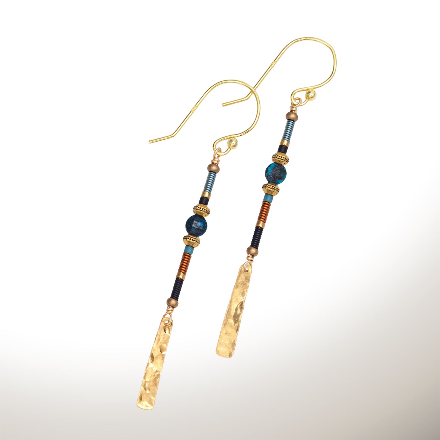 Dakota Stick Earrings - Copper Sky