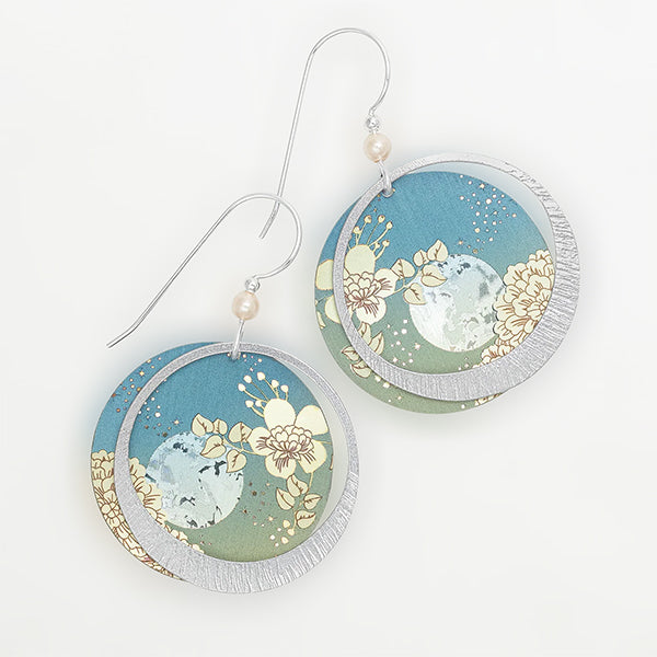 Luna Earrings Celestial Sage #1518