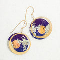 Luna Earrings Blue Moon #1492