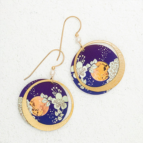 Luna Earrings Blue Moon #1492