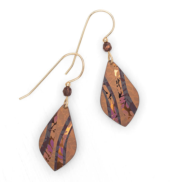 Riverwind Earrings-Cocoa/Amber #1565