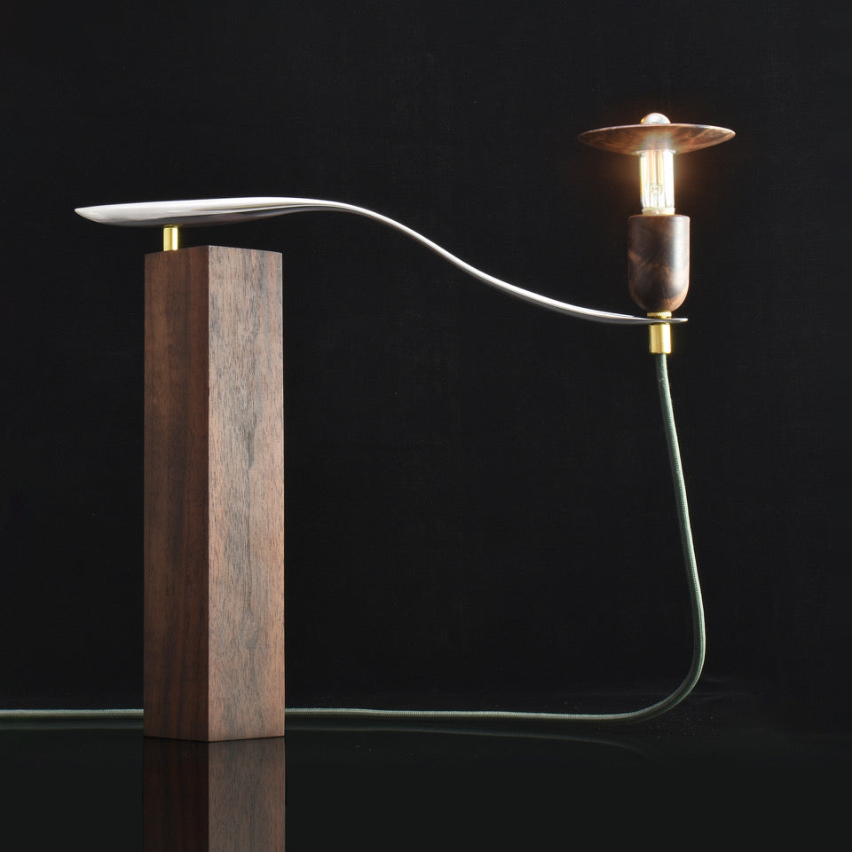 Hand-forged Stainless Steel Lamp by Ken Sugimoto #792