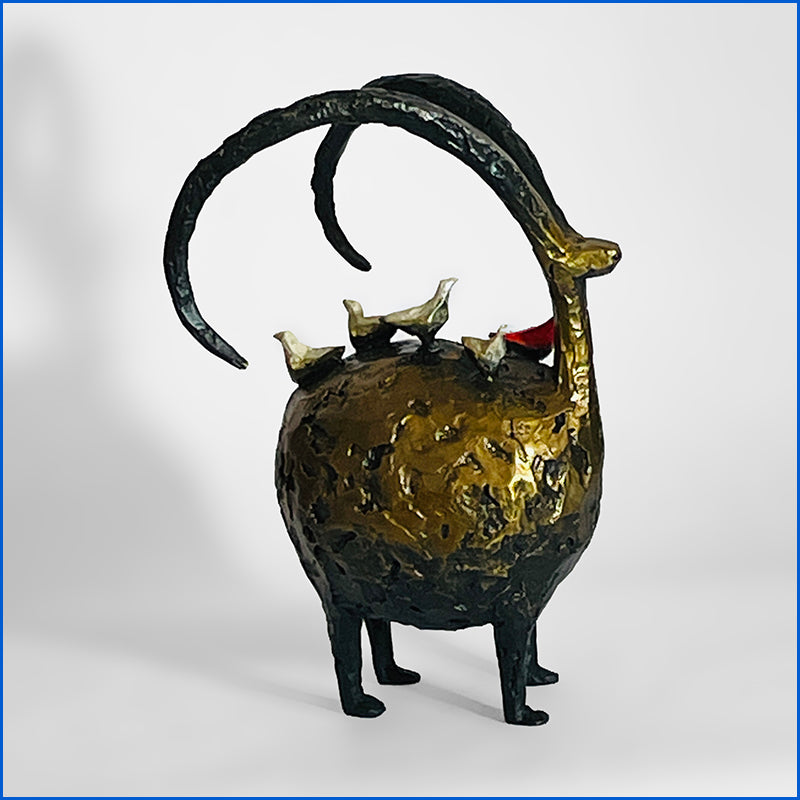 Well Rounded with a Red Bird by Jill Shwaiko #WR-RB