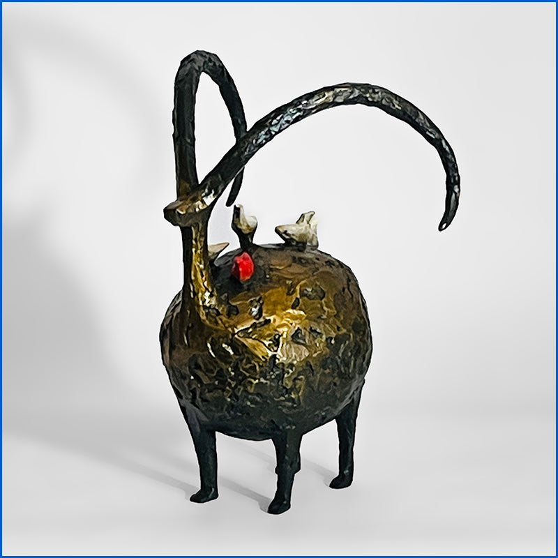 Well Rounded with a Red Bird by Jill Shwaiko #WR-RB