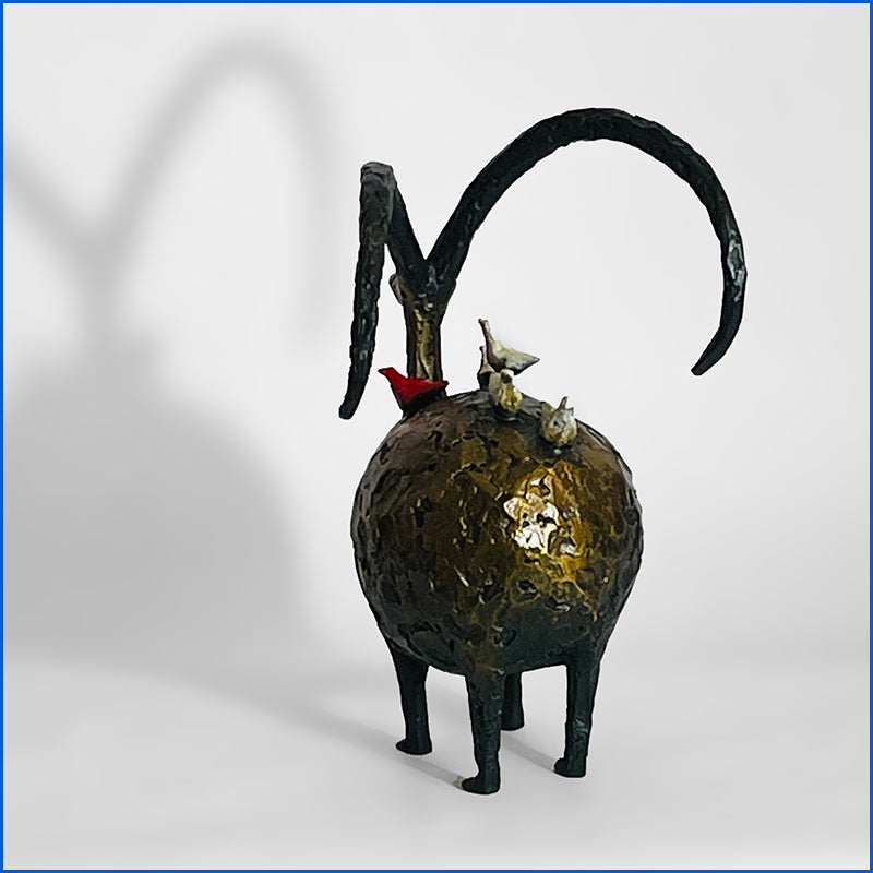 Well Rounded with a Red Bird by Jill Shwaiko #WR-RB